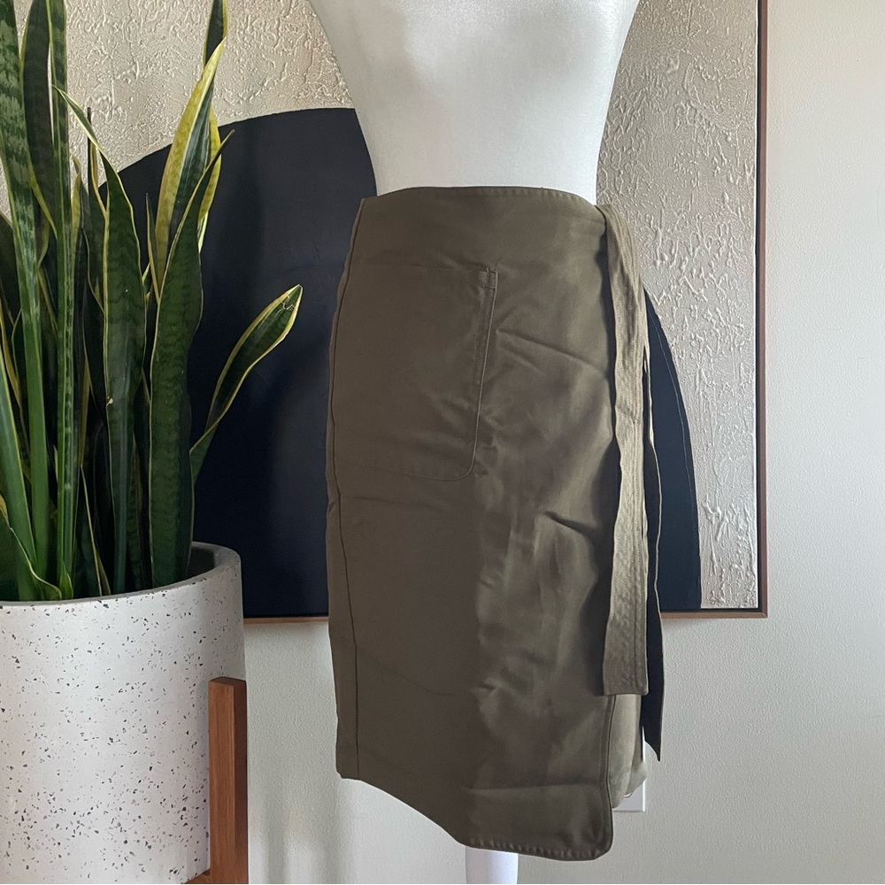 Army green wrap skirt • RO&DE - Picture 2 of 5